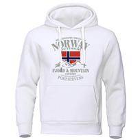 Norvegijos fiordų kalnų gobtuvėliai vyrams rudens gatvės gobtuvėlis laisvas madingas gobtuvėlis didelio dydžio laisvalaikio drabužiai moterims S white