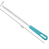Lotoso šaknies valymo šepetys Nerūdijančio plieno nailoninis butelių šepetys giliam siaurų tarpų, šiaudelių ir daržovių valymui 1PCS