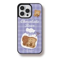 Zhitai Apple iPhone 14 Pro Max/15/13/12 Matte Black Frame Cartoon Case iPhone 16