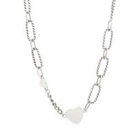 Thai Love Necklace for Women Simple Niche Design Retro Versatile Sweater Chain Temperament