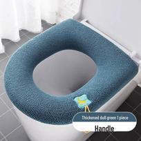 Waterproof Cartoon Toilet Mat - EVA, Dirt-Resistant, Sticky, and Free-Washable gray