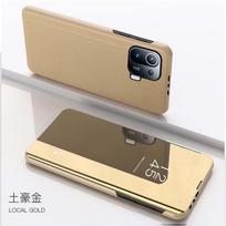 Skirtas Samsung A15 Case Prabangus atverčiamas stovas Skaidraus vaizdo veidrodinis telefono dėklas, skirtas Samsung Galaxy A15 A 15 4G SM-A155F apsaugantis nuo kritimo galinis dangtelis For Galaxy A15 auksas