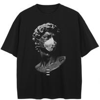 Streetwear Juokingi Grafiniai Marškinėliai Medvilniniai Marškinėliai Unisex Viršūnės Vasariniai Marškinėliai Trumpomis Rankovėmis M juoda