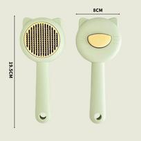 Cat & Dog Hair Removal Brush - Pet Grooming Tool for Long Hair beige