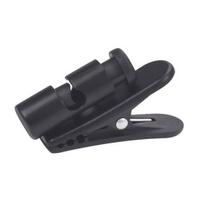 Ausinių laido spaustukas nuo pametimo 360 laipsnių sukimas Saugus laido valdymo sprendimas Reguliuojamas ausinių laido laikiklis Large black