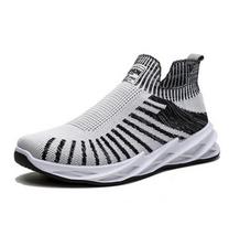 Spring autumn new breathable thin style tide shoes men's mesh surface casual shoes large size men's flying woven sneakers D197 39 smėlis