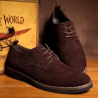 Rudens vyriški batai PU zomšiniai batai Ypač dideli laisvalaikio angliški mokasinai Zapatos De Hombre Tenis Masculino Suaugęs Zapatos De Hombre 6 ruda