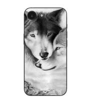 Maniacase Case For Iphone 16E The Wolf and the She-wolf Black and White Animal juoda