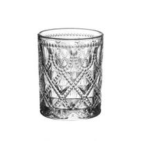 13oz/12.5oz Gėrimų indai Vintažinis reljefinis stiklinis puodelis Restoranas Didelės talpos Pieno puodelis Skaidrūs sulčių puodeliai Vandens butelis 1pcs