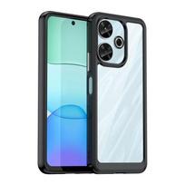 For Nothing CMF Phone 1 dėklas Nothing CMF Phone 1 dangtelis Atsparus smūgiams Kietas PC + TPU Silikoninis telefono galinis dangtelis Nothing CMF Phone 1 Poco M6 4G juoda