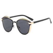 Polarized Sunglasses Sunglasses Uv Protection Women'S Glasses Sun Protection Cat Eye Sunglasses white