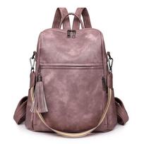 Leather Backpack Purse For Women Designer Travel Backpack Purses PU Fashion Ladies Shoulder Bag With Tassel