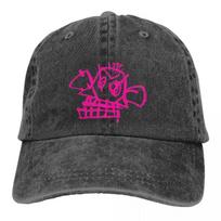 Pure Color Cowboy Hats Women's Hat Sun Visor Baseball Caps Arcane League Of Legends LOL Game Peaked Trucker Dad Hat Adjustable rožinė raudona spalva