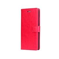 Odinė kortelių dėklas-dėklas Xiaomi Redmi Note 12 Pro+ plus 4G 5G Global Pu Odos Atverčiamas Dėklas Piniginė Verslo Fundas Coque Note 12 Pro (4G)&Just Case ryškiai rožinė
