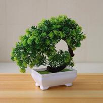 Dirbtiniai augalai, bonsai, imitaciniai medžiai, vazoniniai augalai, dirbtinės gėlės, stalo vazoniniai papuošalai