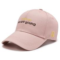 Baseball cap female summer ins tide brand hat sun hat male tide summer sun hat outdoor pink fashion cap Adjustable rožinė