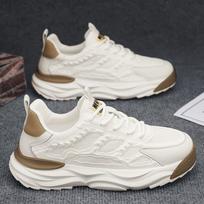 Mesh breathable casual sports shoes summer 2024 heightening trend platform men's shoes fashion new versatile dad shoes 39 balta