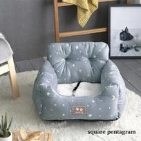 Pet Car Safety Seat Bed Pad Kennel Removable Washable Pet Supplies Four Season Universal Outdoors Traveling Indoor Dog Car Seat