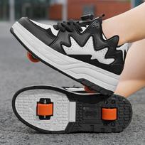 Bėgimo batai vaikams Ritinio riedučiai Mergaičių batai Dvigubo rato Bėgimo batai Studentams Nematomi riedučiai su ratukais 29