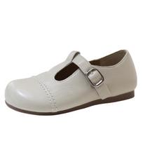 Spring/autumn Round Toe Ballet Flats Solid Buckle Strap Ladies Shoes on Sale 2025 High Quality Shallow Flats Sapatos Baixos 35 smėlis