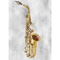 Aquarelės Meno Muzikos Instrumentų Plakatai Saksofonas Smuikas Violončelė Gitara Pianinas Drobės Spaudas Paveikslai Caudros Sienų Menas Namų Dekoras 21cm×30cm NoFrame