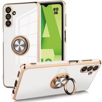 Protective case for Samsung Galaxy A04s / Galaxy A13 5G - BOOLING - White - Flexible - Silicone balta