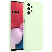 Case - BOOLING - for Samsung Galaxy A13 4G - Liquid Silicone Protection - Matte Effect - Flexible žalia