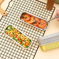 5Pcs Air Fryer Tin Foil Bowl Aluminum Foil Household Oven Cake Rectangular Baking Mold Tin Foil Box Cup