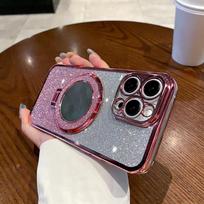 Mirror Luxury Glitter Case For Infinix Note 12 G96 Note 30 Pro 30i 30 VIP Smart 5 6 7 8 Bling Shockproof Soft Silicone Cover Infinix Note 12 G96 rožinė