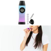 5-Key Kazoo Flute, Lightweight, Unique, Adjustable, Musical Instrument Toy for Ukulele, Violin, Blue Purple