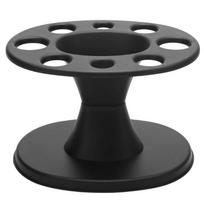 Durable Plastic Round Hair Brush Organizer - Professional Salon-Quality Styling Tool Holder with Multiple Compartments juoda