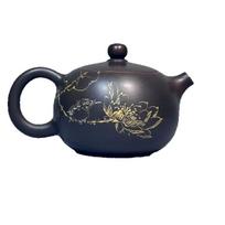 Nixing Clay Handmade Teapot Carving filter handmade nixing clay customized gifts authentic theiere