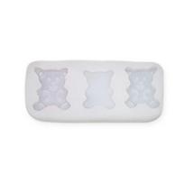 Cake Mold 3-Cavity Easy Demoulding Not Easily Deform Flexible Non-sticky DIY