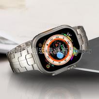 Nerūdijančio plieno dirželis Apple Watch laikrodžiui: Naujas metalinis išmaniojo laikrodžio dirželis 38/40/41mm sidabras