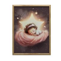 Poster Dreamland of Dreams with a Little Princess Poster Dreamland of Dreams with a Little Princess, 30X40 Cm, Unframed, Premium Canvas on Stretcher 36