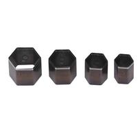 4 Pcs Leather Cutting Dies Hex Shape Alloy Steel High Strength Sharply Neatly Edge Leather Hollow