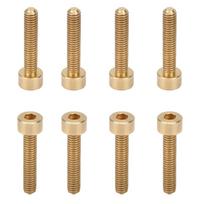 50Pcs Cap Hex Socket Screw Copper Fastener Hardware Tools Industrial Supplies M4M4x20