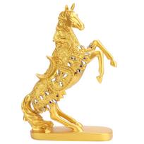 Europietiško stiliaus retro arklio amato statula namų, biuro, baro dekoravimui, ornamentas, gimtadienio dovana beige