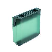 Kitchen Knife Holder Transparent PET Wall Mounted Storage Block Tools Hanging Rack Holder Shelf žalia