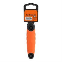 8-Piece Stainless Steel Folding Hex Key Wrench Set Bike Bicycle Repair Tools Kit Orange