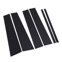 6Pcs Pillar Post Cover Trim Mirrored Finish Weather Resistant Easy Installation Pillar Post Trim juoda