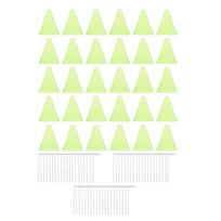 30PCS Cloche Dome for Plants Plastic Reusable Bell Plant Cover Protectors From Garden Animals