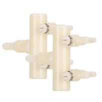 2PCS Plastic Easy Operation Aquarium Air Pump Special Splitter Valve with Diverter Adjustable