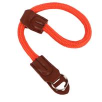 Camera Wrist Strap Round Rope Quick Release Camera Hand Strap for DSLR SLR Mirrorless Khaki oranžinė