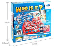 707-10 Guess Who He Is, Logical Reasoning Intelligence Multiplayer Table Game Toys Who Is It