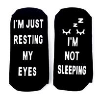 Men Funny Socks Harajuku Humor Word Printed Creative Hip Hop Street Skateboard Unisex Crew Cotton Silicon Anti Slip Happy Socks One Size