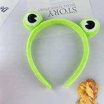 1/2/3pcs Funny Frog Makeup Headband And Hair Clip For Women Makeup Hairband Girl Cute Frog Hairpin Wash Head Band Accessories