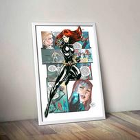 Avengers Super Hero Poster Spiderman Hulk Iron Man Captain America Marvel Figure Canvas Painting Wall Art Child Room Decor Gift 21cm×30cm NoFrame gray