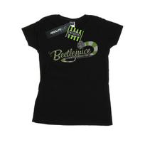 Beetlejuice Womens/Ladies Sandworm Alt Logo Cotton T-Shirt XL