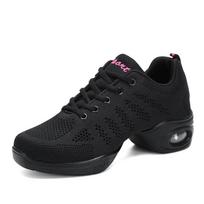 New square dance shoes jazz sailor dance shoes female adult square dance white hollow soft sole mesh dance shoes 35